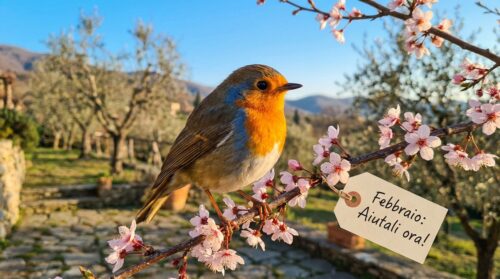 febbraio è un mese cruciale per gli uccelli del giardino: scopri come proteggerli e aiutarli con semplici azioni da fare subito per un inverno più sicuro.
