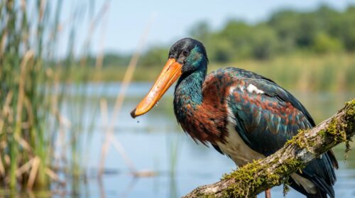 scopri la cicogna dal becco d'anatra, un uccello raro e protetto che abita la camargue. approfondisci le sue caratteristiche uniche e il suo habitat naturale.